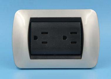 Zócalo eléctrico estándar americano del mercado, mercado de zócalo del interruptor de 2 cuadrillas